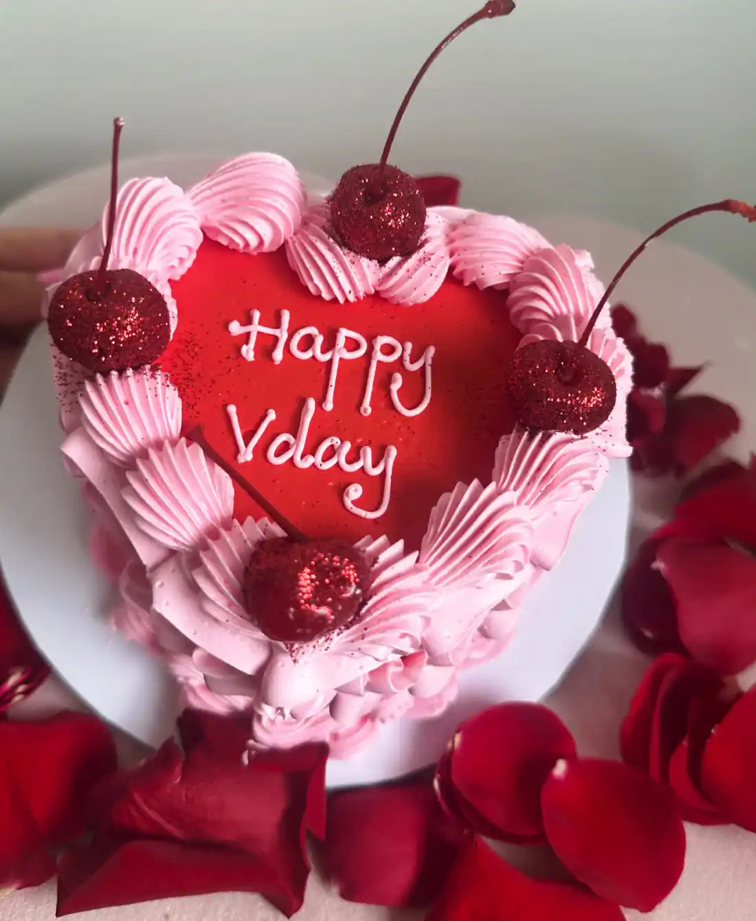 Vintage Valentine Cake