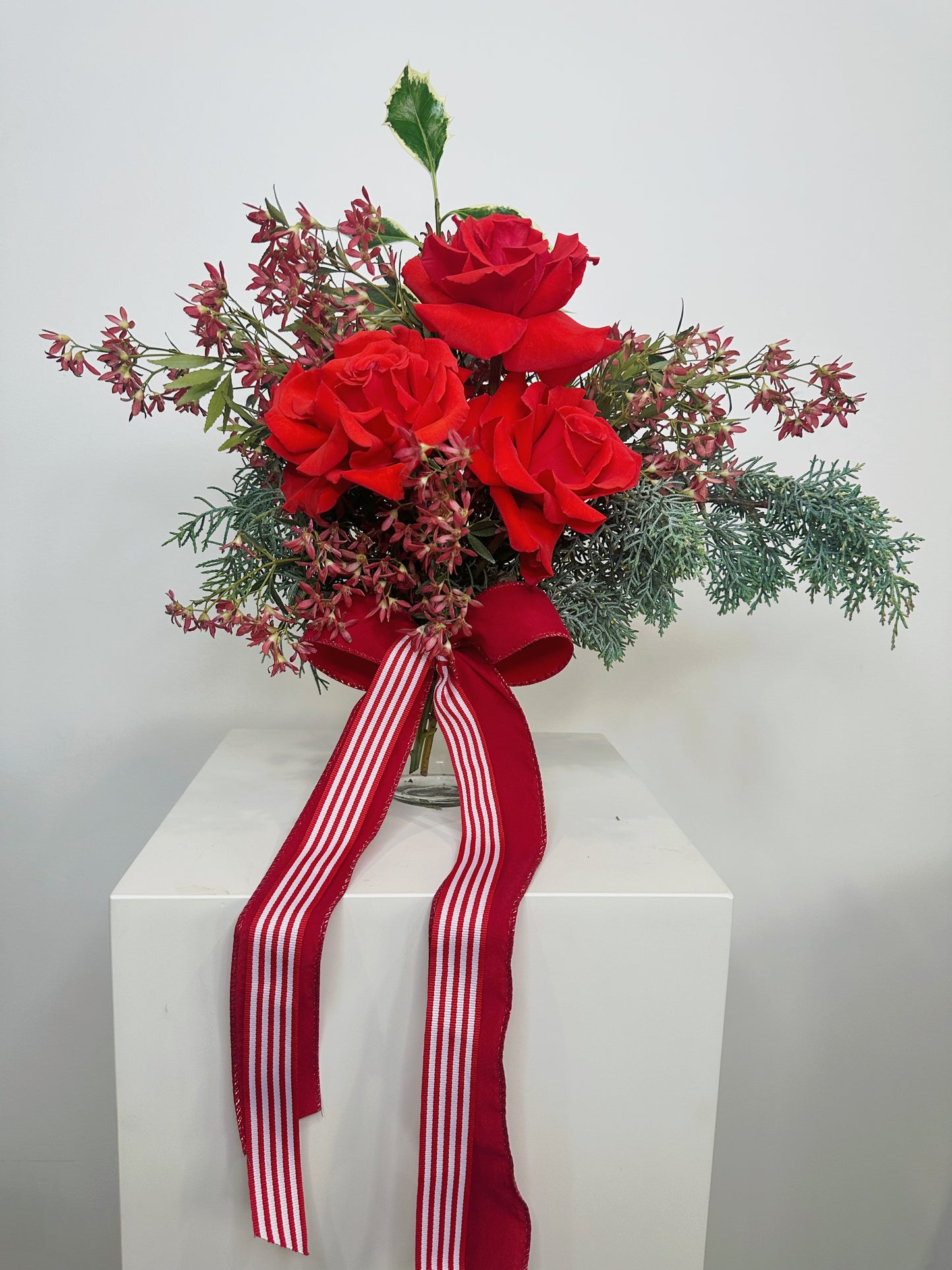 Santa Baby Flowers Jar